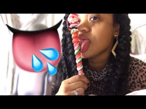 ASMR👅👅 Licking 💦 Lollipops