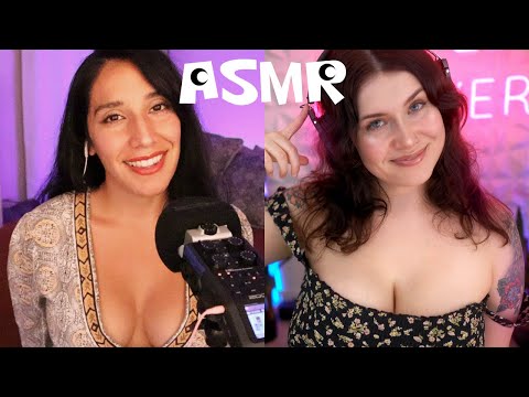 ASMR Mic Kissing Collab with Little Clover Whispers
