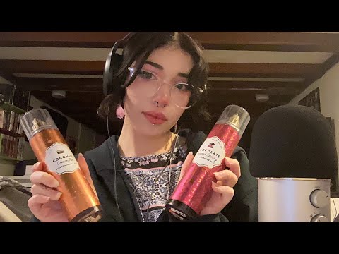 Shushing and Tapping ASMR | Liquid Sounds, Whispering, Mic Blowing