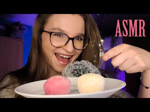 ASMR eating Mochi Ice Cream 🍡 (Mouthsounds, eating sounds, breathing)
