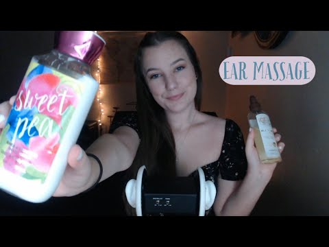 ASMR ♡ EAR MASSAGE ♡ LOTION/OIL (No Talking after Intro)
