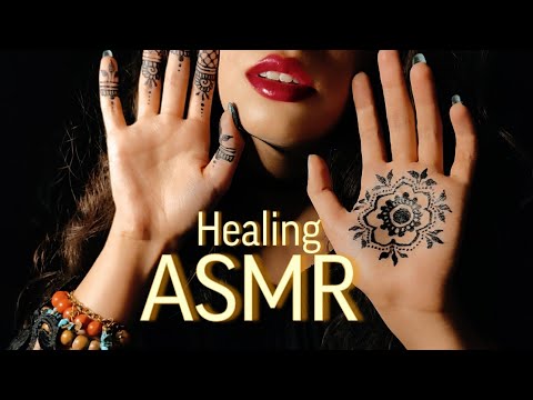 ASMR: hypnotic hand movements🌀 inaudible whispering for deep sleep ✨