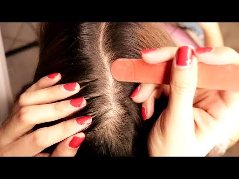 ASMR Scalp Check | Scalp Scratching with Tools Relaxing SOunds