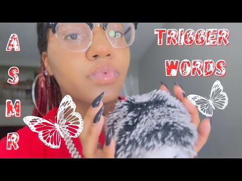 ASMR ✮ Trigger Words, Personal Attention, Kisses, Mouth Sounds,Thunder, Mic Massage, Mic Scratching