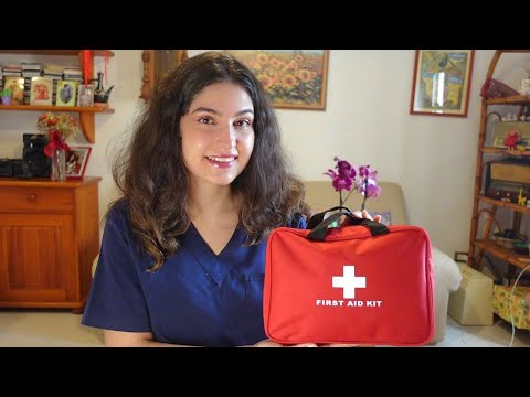 ASMR FIRST AID KIT Unboxing by a Nurse (medical unboxing, Aliexpress)