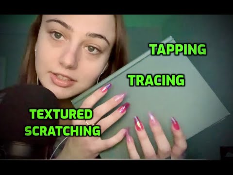 ASMR | Book Tapping, Tracing, & Textured Scratching 📚💅