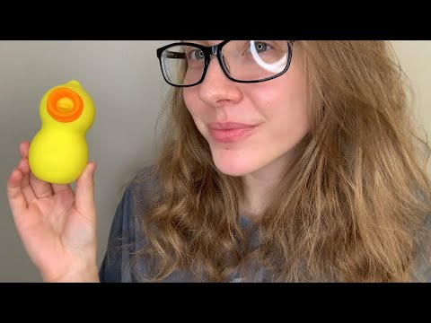 ASMR Unboxing + Reviewing Funzze Adult Toy - Honey Ducky Vibrator