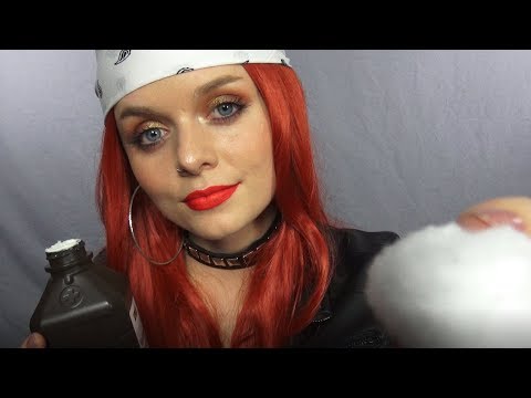 ASMR | Biker Chick Takes Care of You (whispered)