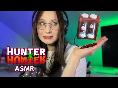 ASMR | Whispering Hunter x Hunter Trigger Words | themed trigger assortment & fire crackles