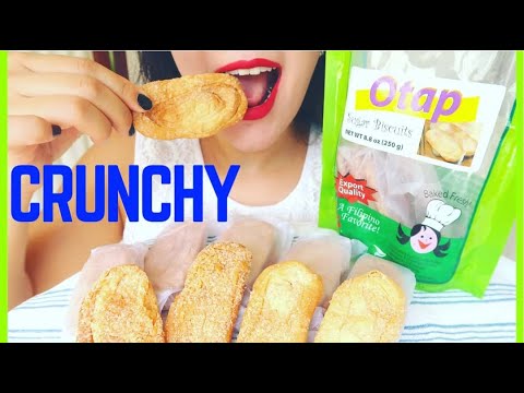 ASMR Filipino Snack, Crispy Sugar Biscuits ( 필리핀 과자 슈가비스켓) Eating Sound 먹방 리얼사운드 ( No Talking)