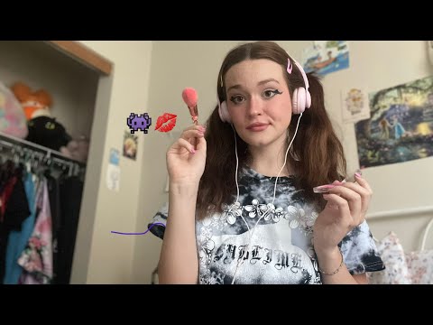 ASMR Gamer Girl Does Your Makeup at a Sleepover 👾