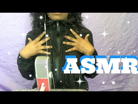 ASMR Fabric Sounds | Windbreaker | Rain Jacket Scratching and Rubbing