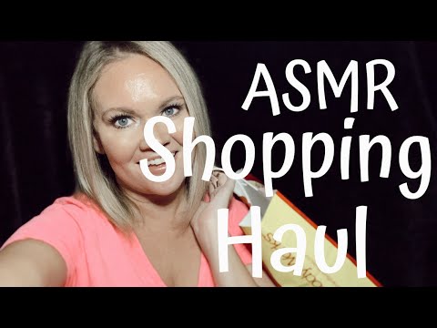 ASMR Shopping Haul with Gum Chewing