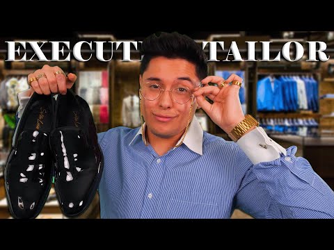 ASMR | Executive Suit Tailor Fitting & Pampering | Mob Boss Roleplay