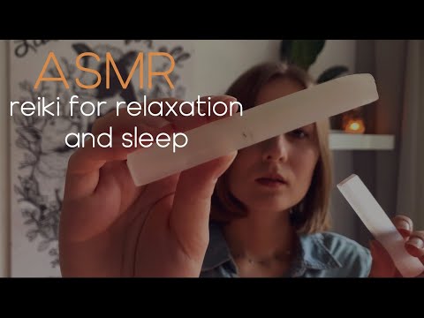 ASMR po polsku 🌙 Reiki for sleep // oczyszczanie negatywnej energii 😴 (kamerton, karty anielskie)