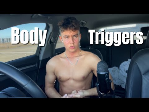 ASMR | Fast Aggressive Body Triggers Pt. 1 (collarbone tapping, mouth sounds, jewellery sounds)