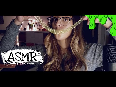 ASMR Making Halloween Slime ☣️ (Squishy & Satisfying)