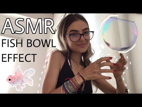 ASMR// Fish bowl effect 🐠 (inaudible whispers & visual triggers)