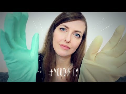ASMR | let's get you clean (gloves & water)
