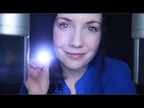 [ASMR] Cranial Nerve Exam for Relaxation - Personal Attention, Light Triggers, Whispers