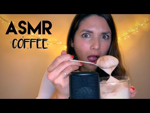 ASMR ❥ ENJOYING a MILKY COFFEE with Mi ☕(Coffee Brewing, Milk Foam, Mouth Sounds...)