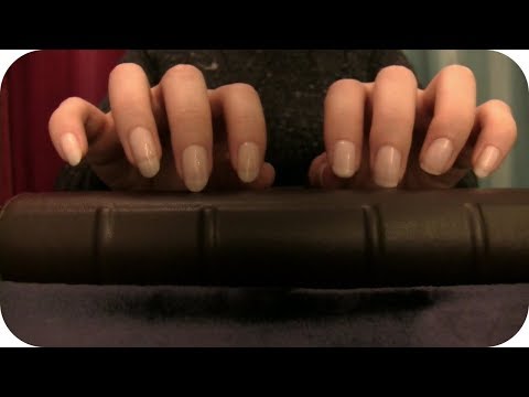 ASMR ♥ Tapping & Scratching Leather + Sticky Fingers (No Talking)