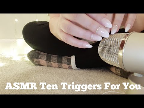 ASMR Ten Triggers For You-Whispered