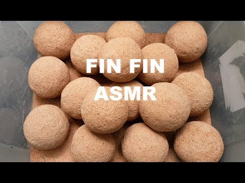 ASMR : Sand Balls Crumble in Plastic Box #184