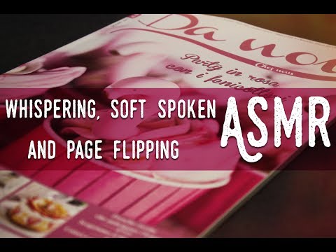 ASMR ita - Whispering, Soft Spoken, Page Flipping (Sfogliando Da Noi)