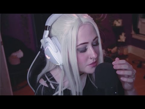 ASMR Inaudible Whispers and Mic Scratching 😴