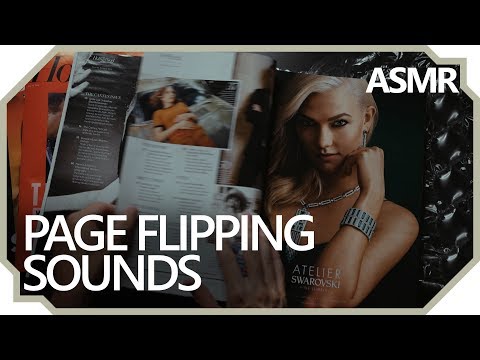 ASMR Page Turning / Page Flipping Sounds (4K)