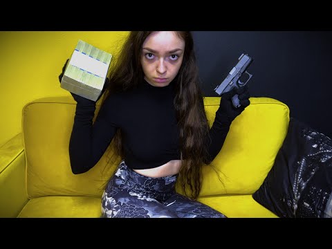 ASMR Intense Fast Reverse Robbery Roleplay w/ Tapping Whispering Fidgeting Gun Money & Silver Sounds