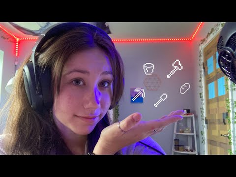 asmr while playing minecraft!!