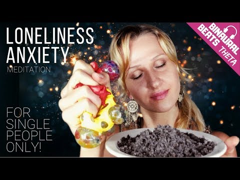 Grounding ASMR Sleep Meditation For Loneliness Anxiety | With Charcoal Salt & Foam Beads