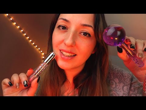 ASMR for Instant Tingles (lipgloss popping, nail tapping, hair brushing...)Binaural Sounds for Sleep