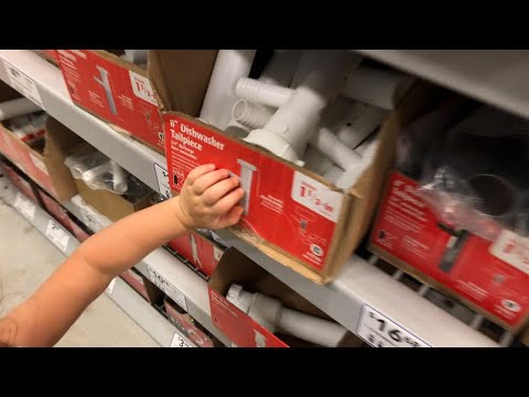 ASMR Fast tapping & Scratching around Lowes Ft My 2 Year Old
