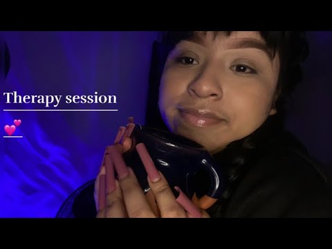 ASMR therapist comforts🧸you after a hard week🙍🏽‍♀️| relaxing background music🎶