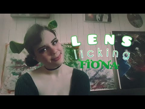 ASMR // Fiona licks your Lens 👅💚