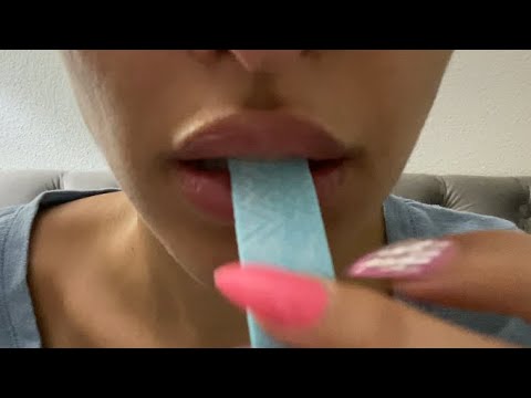 ASMR Gum Chewing Up Close (No Talking)