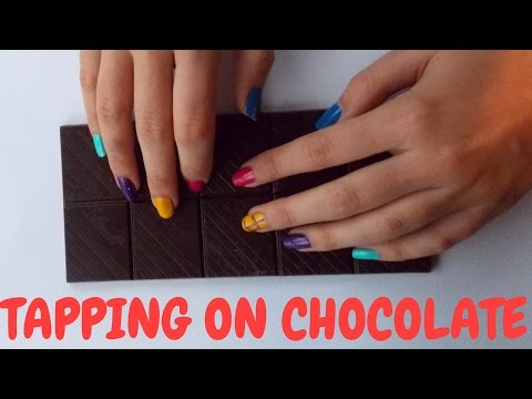 ASMR Tapping on a bar of Chocolate | No Talking