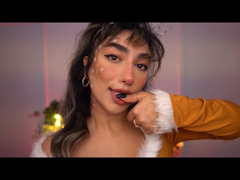 ASMR • Spit Painting You into a Cute Rudolph🎄