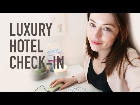 Hotel Check In with Typing (Old School Sound) | ASMR Roleplay