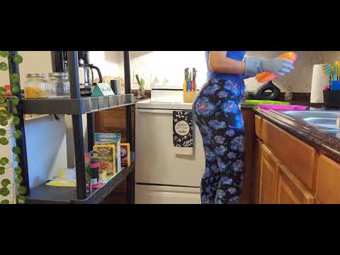 KITCHEN CLEANING| QUICK RELAXING TIDY UP| PUTTING DISHES/THINGS AWAY| WIPING DOWN