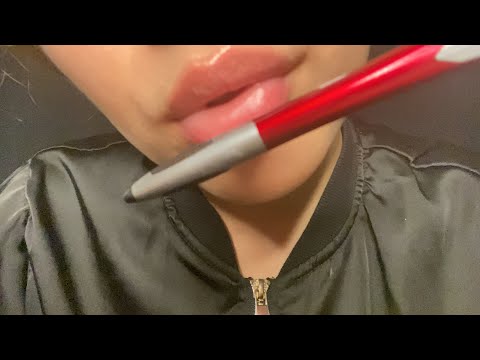 ASMR|Pen Nibbling|Mouth Sounds