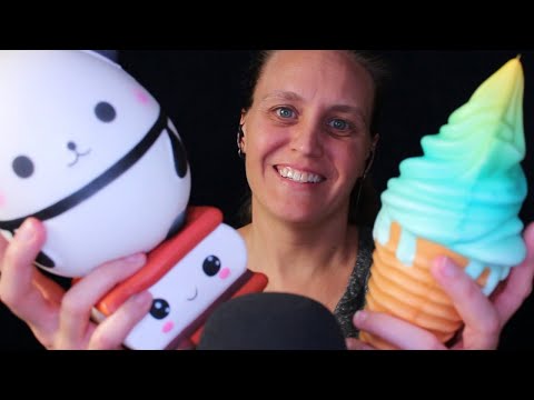 ASMR Jumbo Squishies! | Tapping, squeezing, & having too much fun!