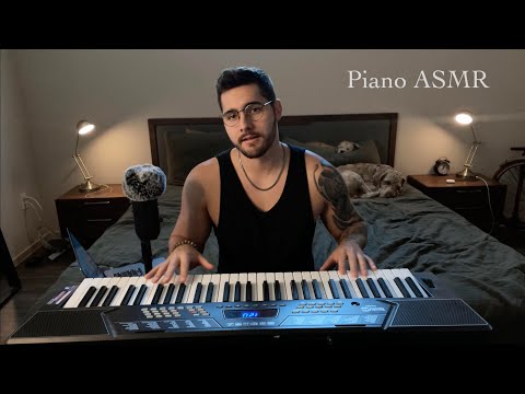 ASMR Playing The Piano Until You Fall Asleep - ASMR Piano Music - Male Whisper ASMR