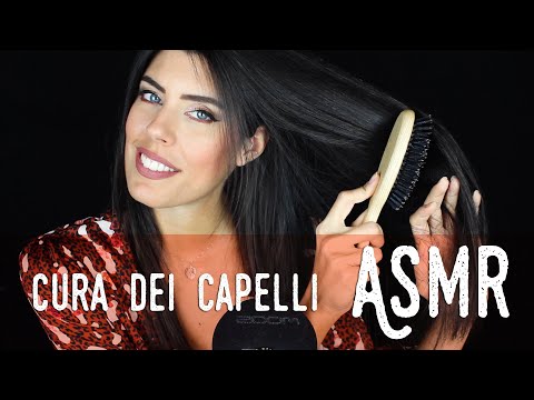 ASMR ita - 💇🏻‍♀️ La mia HAIR CARE ROUTINE eco-bio (Whispering)