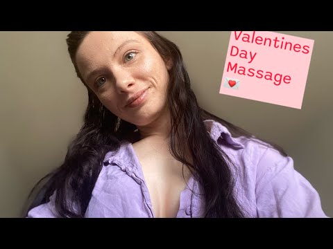 ASMR Girlfriend Massages You Valentines Day 💌 #asmr #personalattention #massage