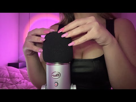 ASMR Mic Scratching with mic cover 💖🎤