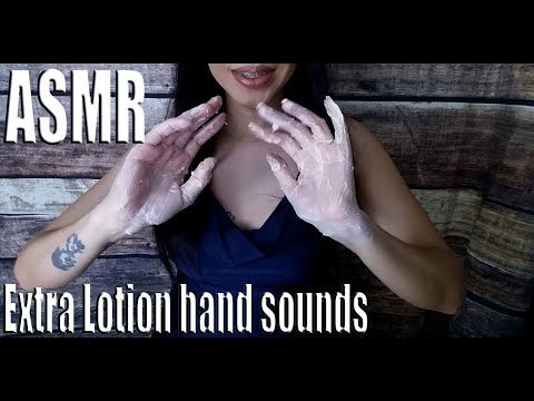 {ASMR} lotion on hands